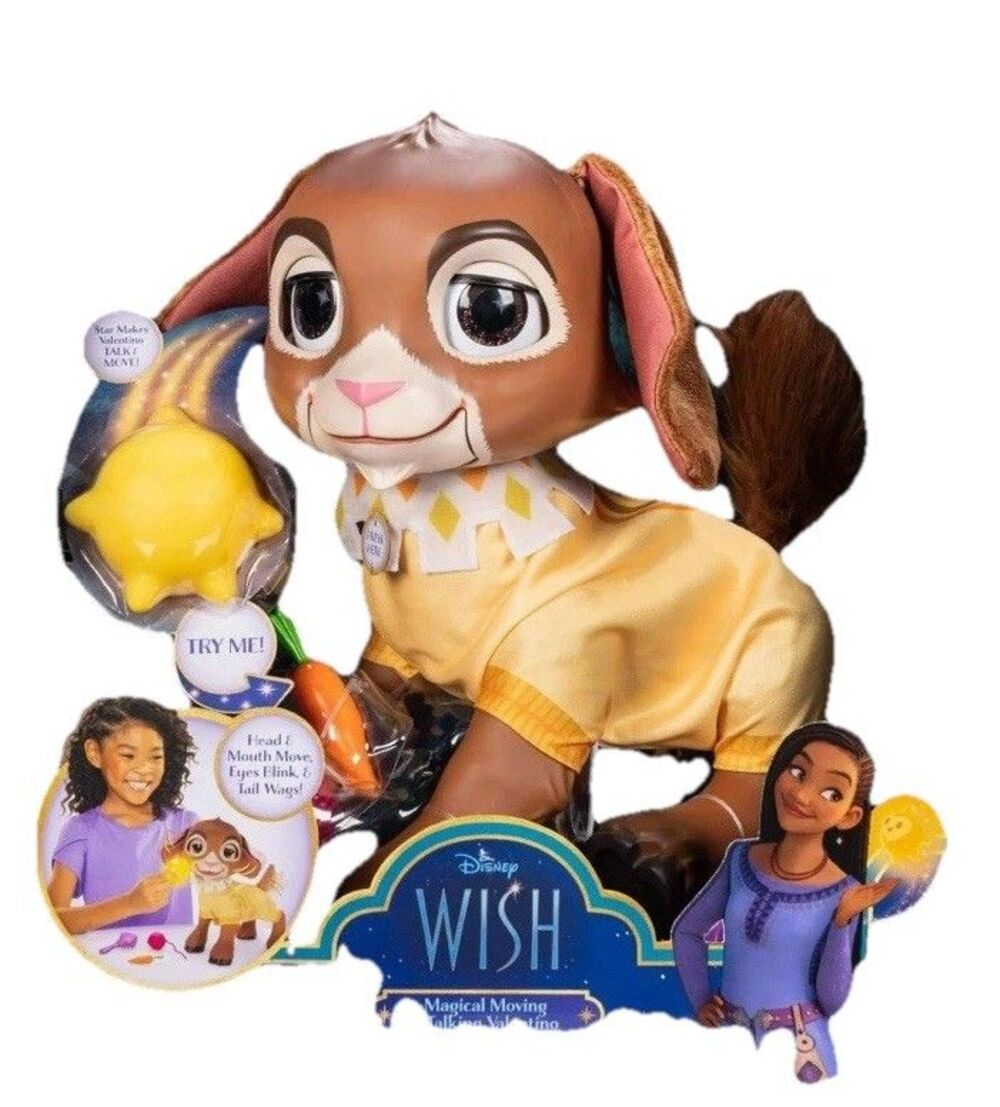 Disney 100 Wish Magical Moving & Talking Valentino Large Doll New in Box